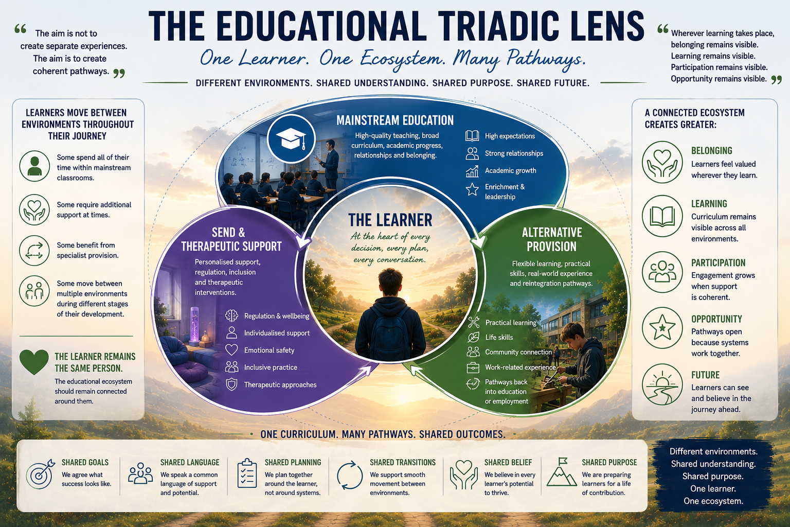 Educational Triadic Lens